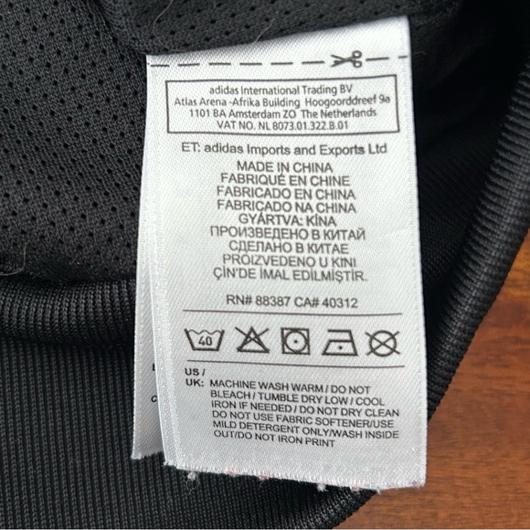 Adidas Originals black trefoil full zip track jacket‎ - Picture 7 of 9